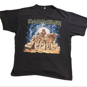 Vintage Iron Maiden band t-shirt 2008 world tour